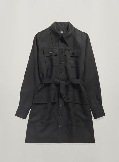 Military Shirt Dress